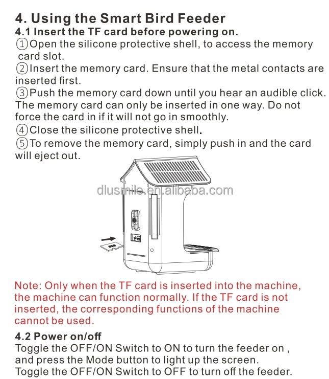 Smart Bird Feeder Camera With Solar Panel Auto product detail 6