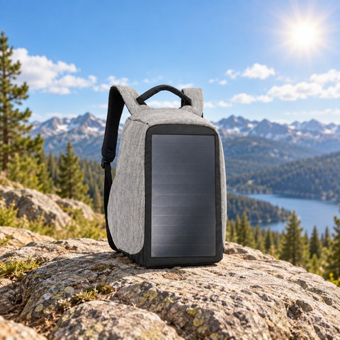Solal Panel Backpack equipment in a relevant outdoor setting