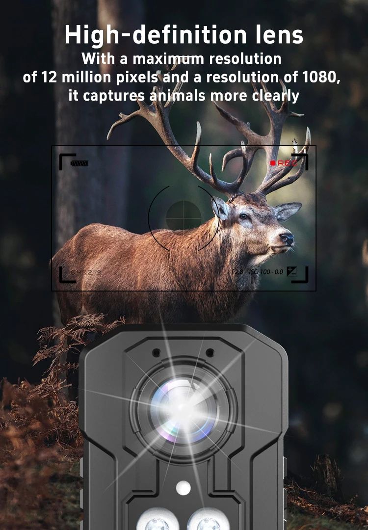 Solar 4G AI Hunting Camera Night Vision WiFi MinMax Outdoors product detail image 3