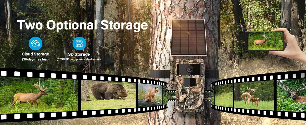 Solar Hunting Trail Camera 2K HD Wildlife Game MinMax Outdoors product detail image 10