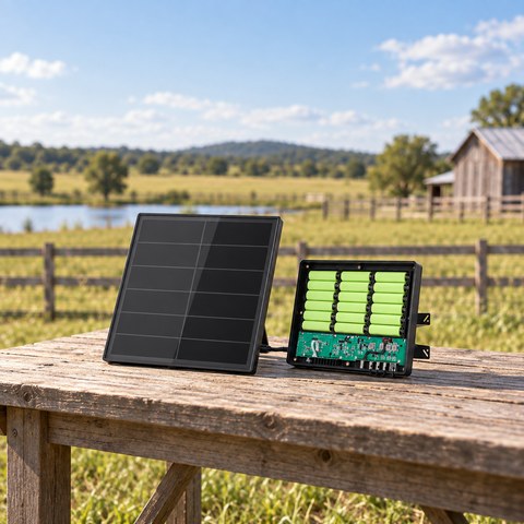 Solar Panel Kits For IOT equipment in a relevant outdoor setting