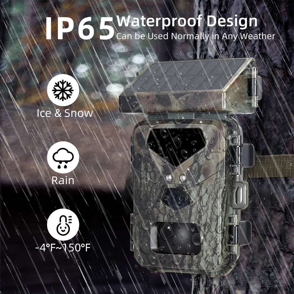 Solar Power Integrated Outdoor Security Hunting Trail MinMax Outdoors product detail image 6