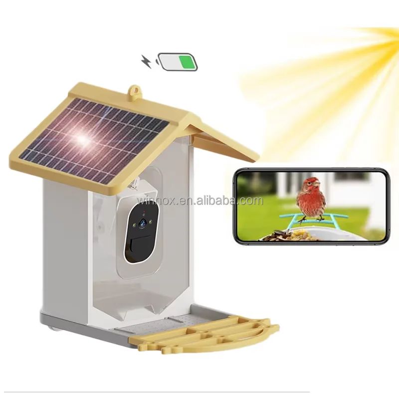 Solar Powered 1080p HD Smart Bird Feeder Camera product detail 1