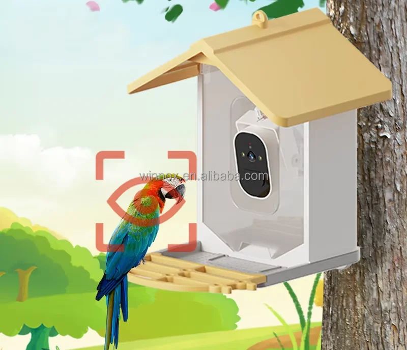 Solar Powered 1080p HD Smart Bird Feeder Camera product detail 2