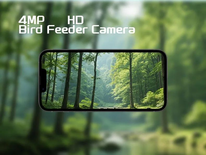 Solar Powered Auto-Capture Bird Feeder Plastic Material AI product detail 5
