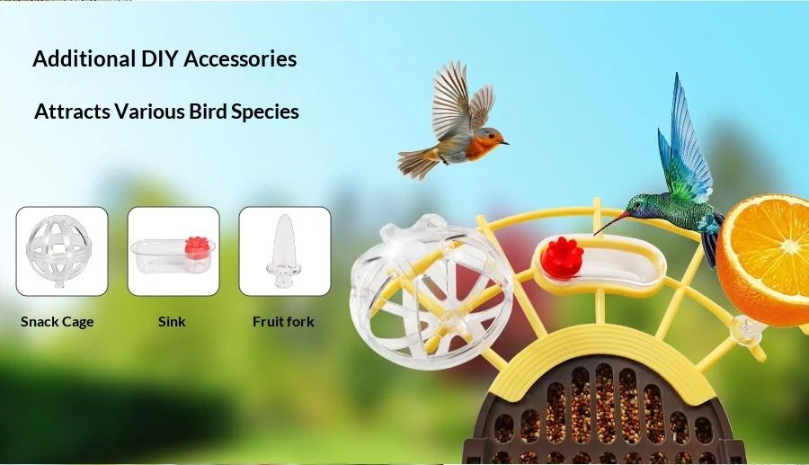 Solar Powered Automatic 1000+ Birds AI Recognition Smart product detail 8
