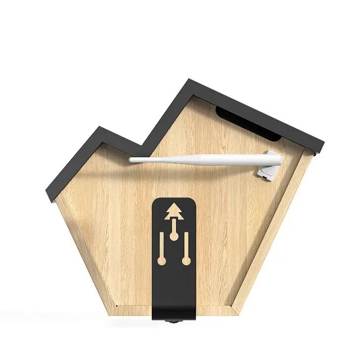 Solar Powered Outdoor Wooden Bird Feeder 2K Live product detail 3