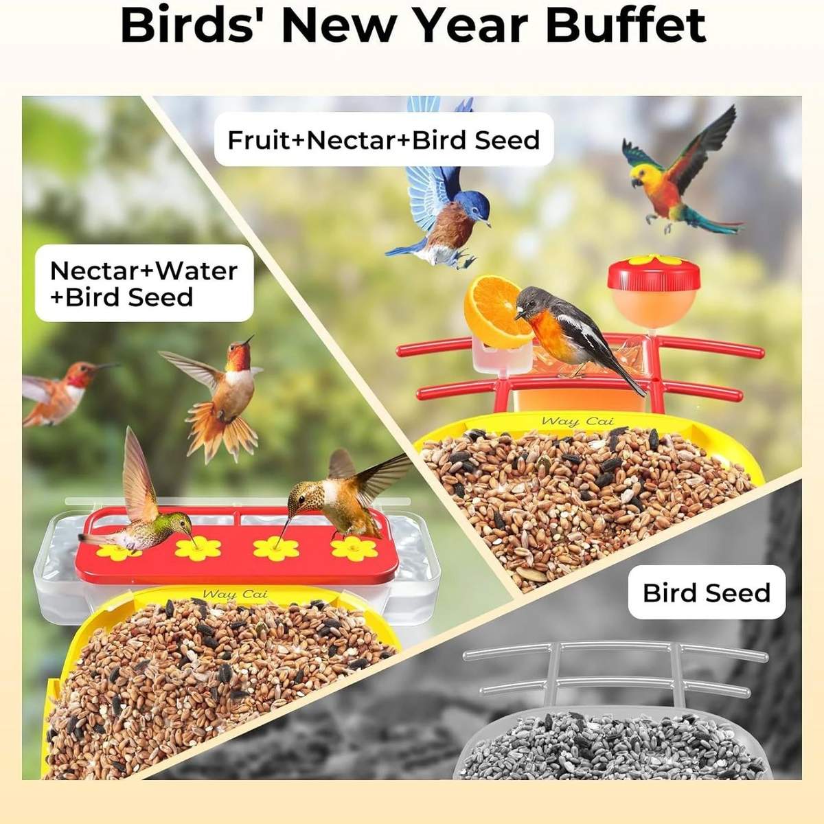 Solar Powered Smart Bird Feeder with Camera 2K product detail 2