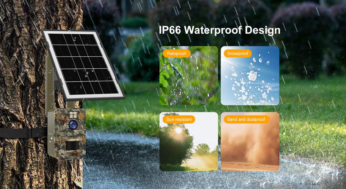 Solar Powered Trail Camera with PIR Motion Detection MinMax Outdoors product detail image 3