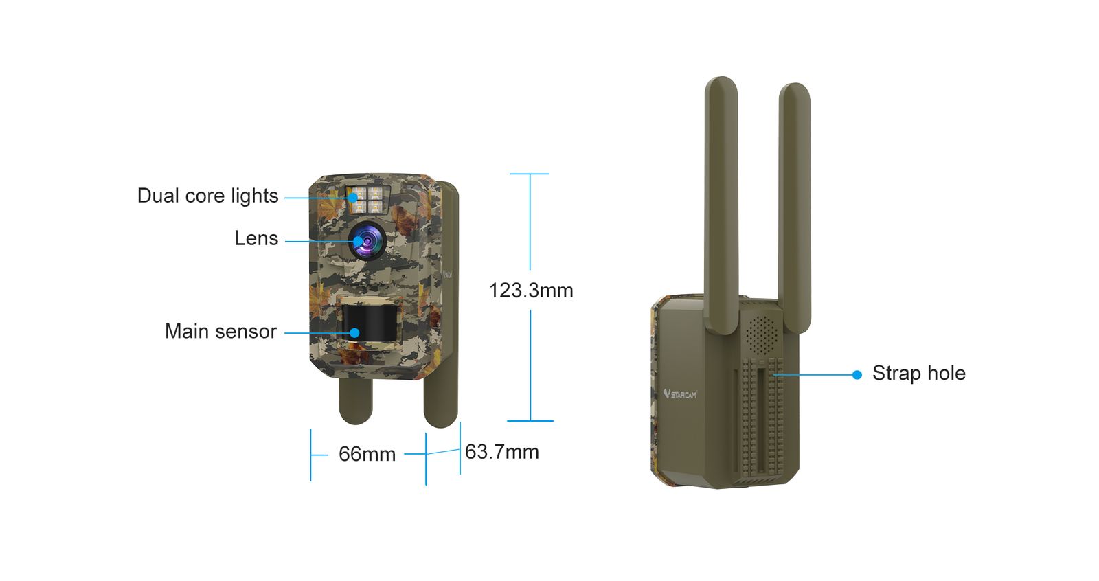 Solar Powered Trail Camera with PIR Motion Detection MinMax Outdoors product detail image 15
