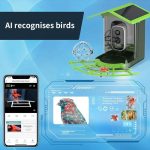 Solar Powered Waterproof Bird Feeder Camera Night Vision gallery 01