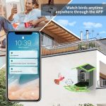 Solar Powered Waterproof Bird Feeder Camera Night Vision gallery 02