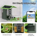 Solar Powered Waterproof Bird Feeder Camera Night Vision gallery 03