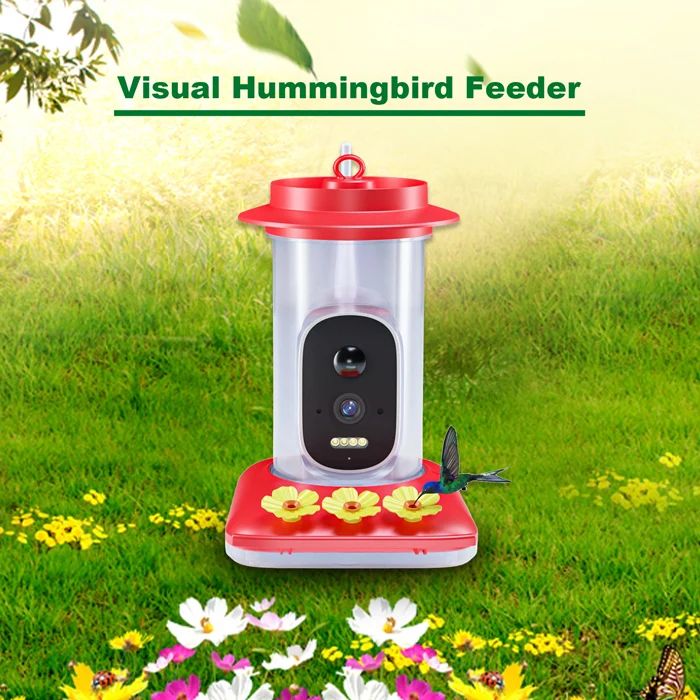 Solar Visual Hummingbird Feeder Hummingbird Water Feeding product detail 2