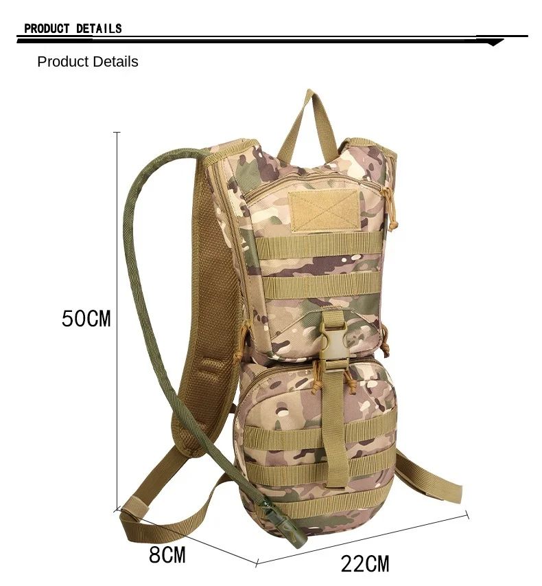Sports Riding Tactical Water Backpack Polyester Hydration product detail 2