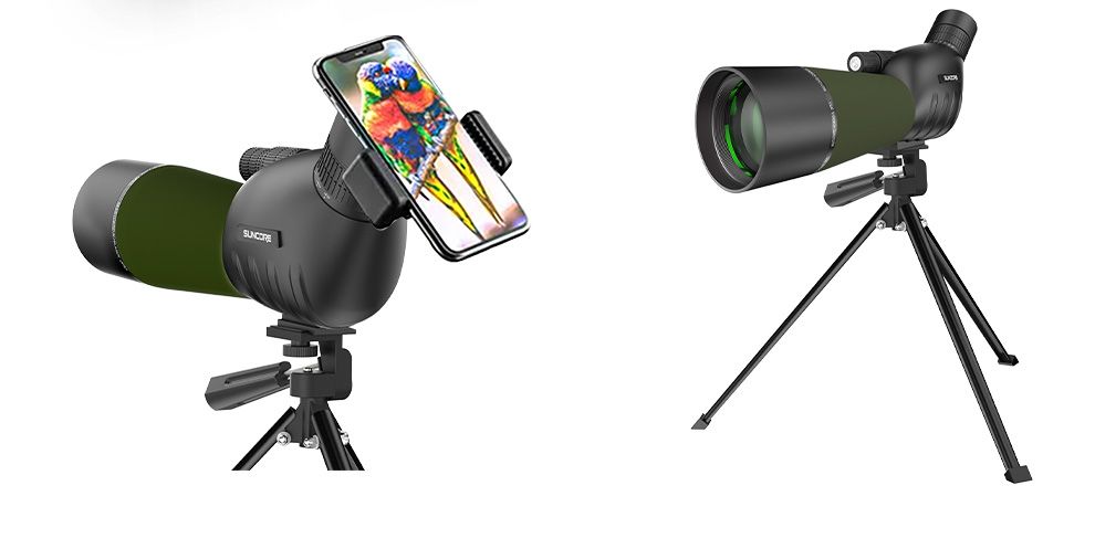 Spotting Scope 15-45X60 Bird Watching BAK4 Telescope with product detail 3