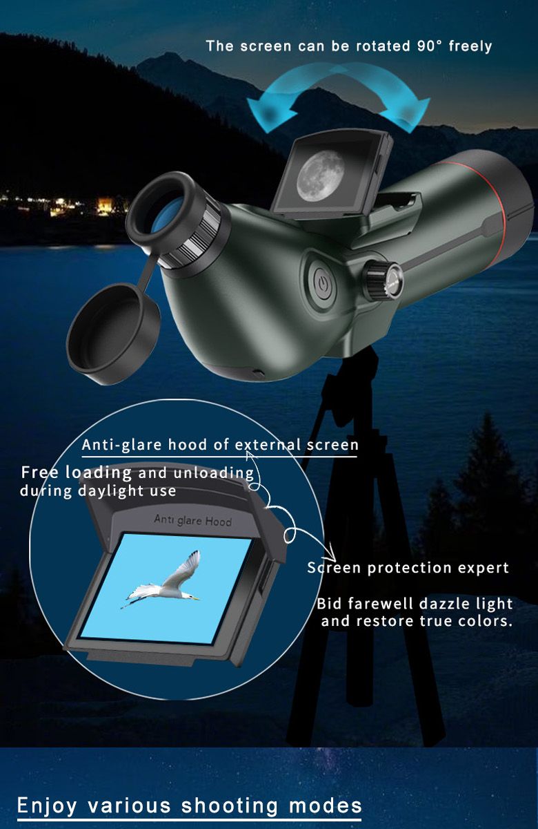 SPX5-80 Digital Telescope 4K Video 350x Zoom Long product detail 2