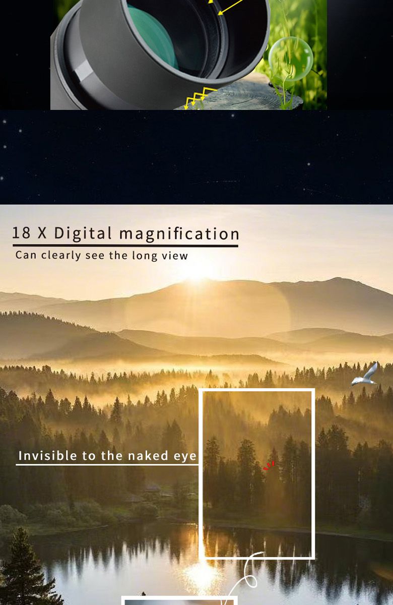SPX5-80 Digital Telescope 4K Video 350x Zoom Long product detail 6