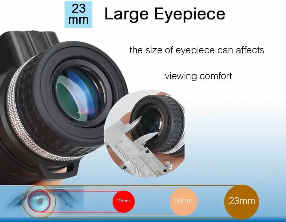 SV42 Monocular Telescope Built-in Compass Rangefinder 8x42 product detail 7