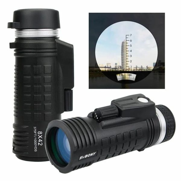 SV42 Monocular Telescope Built-in Compass Rangefinder 8x42 main