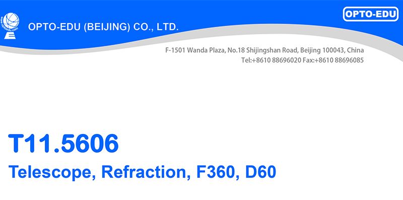 T11.5606 F360 D60 Metal Refraction Telescope product detail 1
