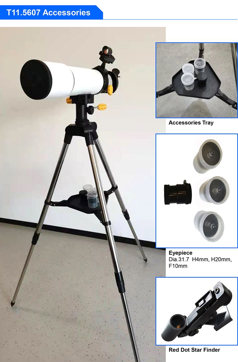 T11.5607 F500 D70 Metal Refraction Telescope product detail 3
