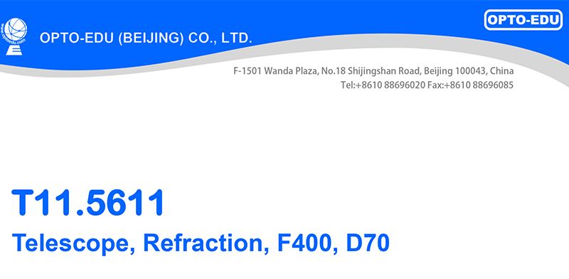 T11.5611-A F400 D70 Refraction Telescope product detail 1