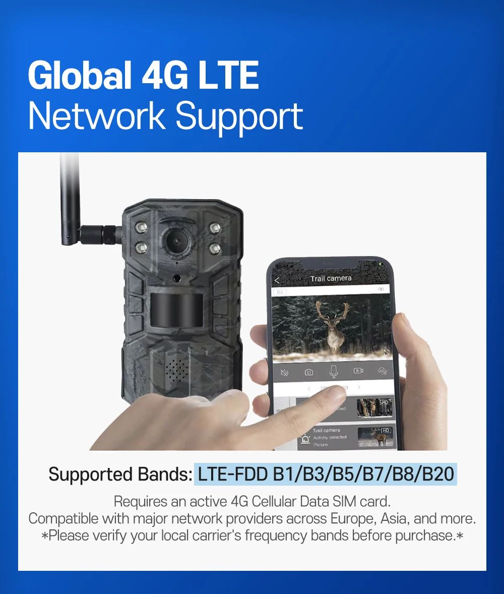 T2 4G LTE Wireless Trail Camera CMOS IP65 MinMax Outdoors product detail image 5