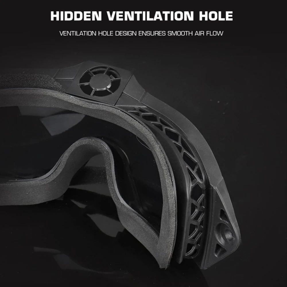 Tactical Anti-fog Goggles Ski Airsoft CS Protective Glasses product detail 11