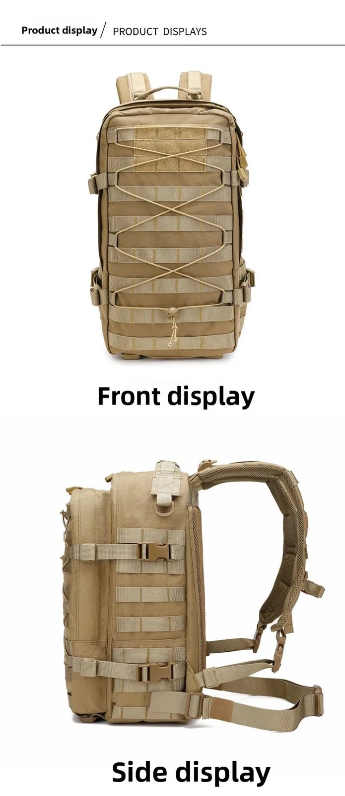 Tactical Backpack 1000D Wear-Resistant Tear-Resistant product detail 6