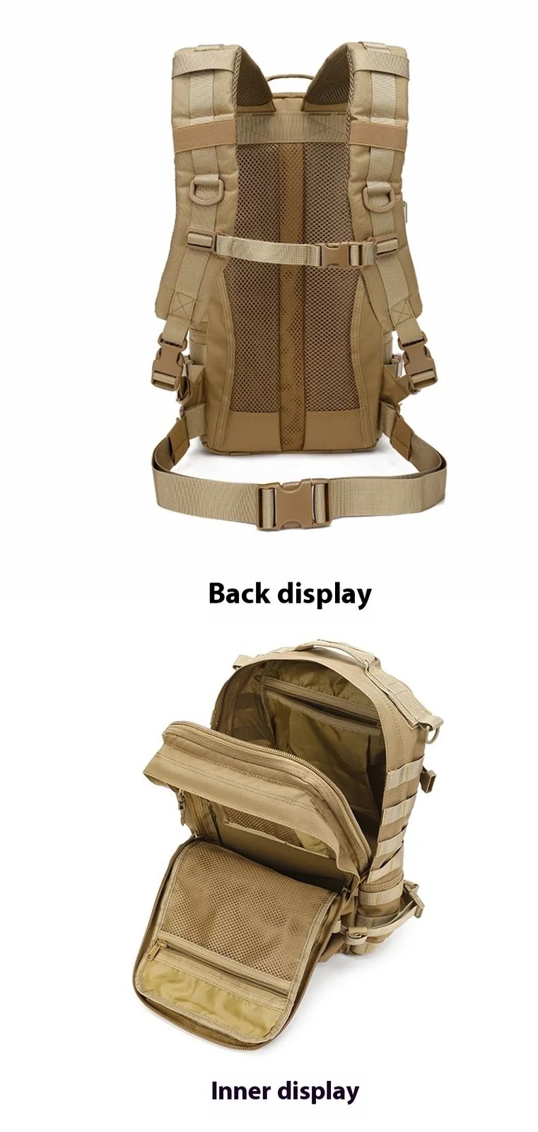 Tactical Backpack 1000D Wear-Resistant Tear-Resistant product detail 7