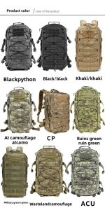 Tactical Backpack 1000D Wear-Resistant Tear-Resistant gallery 09