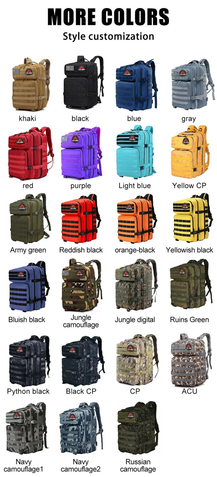 Tactical Backpack Outdoor Bag Men Camping Tactical Backpack product detail 4