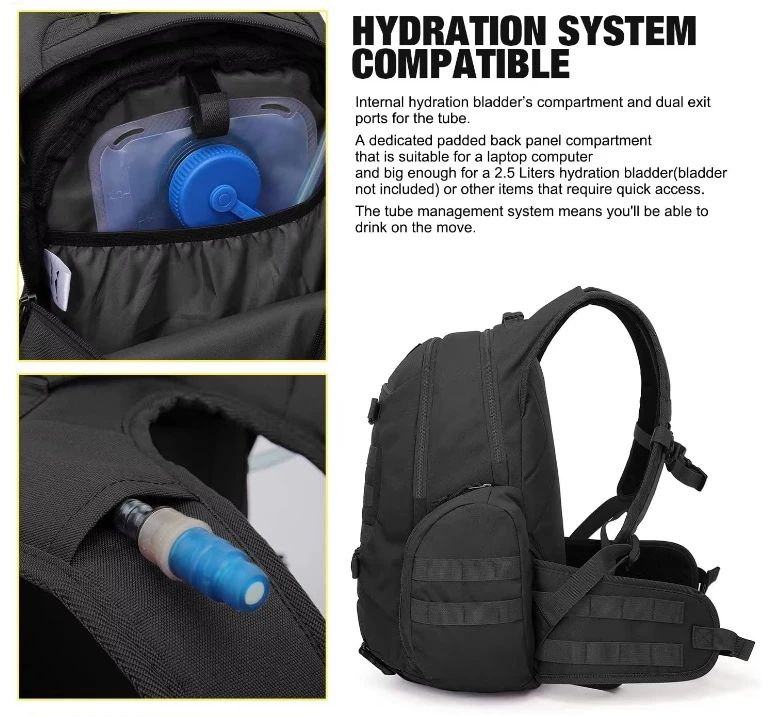 Tactical Backpack Oxford Large Capacity for Hiking Outdoor product detail 4