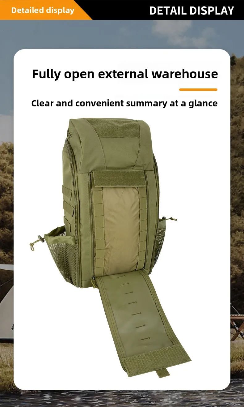 Tactical Bag Waterproof Backpack Outdoor Hiking Camping product detail 3