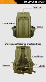 Tactical Bag Waterproof Backpack Outdoor Hiking Camping gallery 08