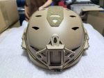 Tactical Carbon Fibre Helmet-Black 4mm Thick gallery 02