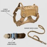 Tactical Dog Harness Set 3 Piece Tan MOLLE gallery 05
