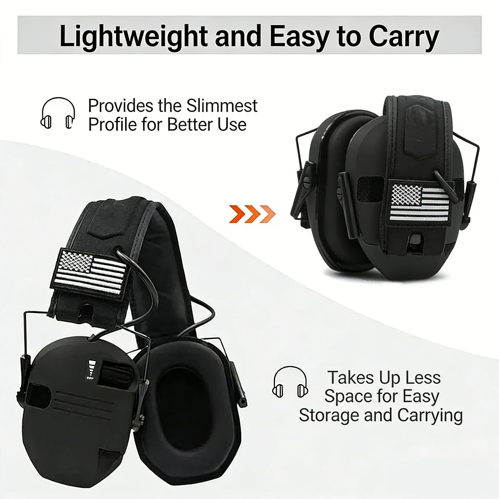Tactical Earmuff Electronic Hearing Protection Shooting product detail 5