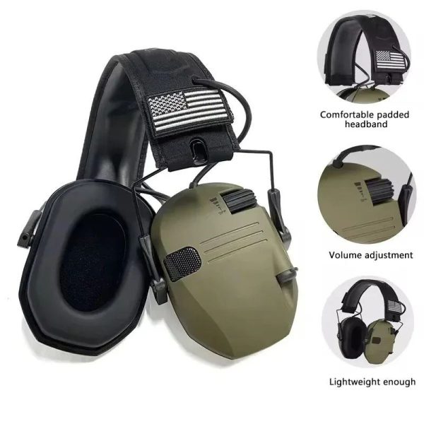 Tactical Earmuff Electronic Hearing Protection Shooting main