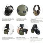 Tactical Electronic Earmuff Impact Sports Headset with ABS gallery 02