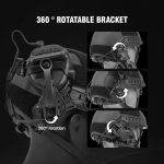Tactical Electronic Hearing Protection Earmuffs, Adjustable gallery 04
