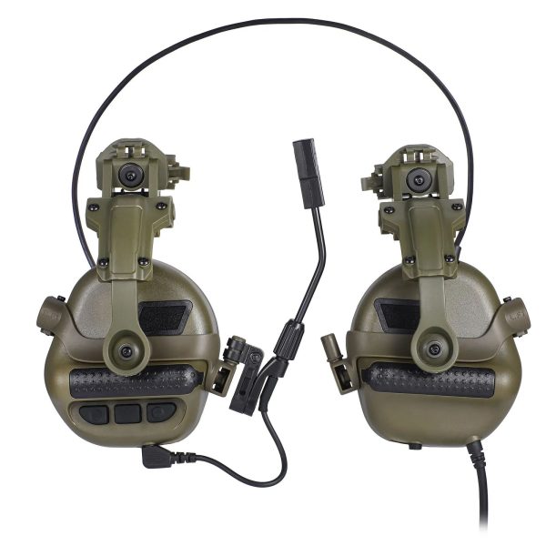 Tactical Electronic Hearing Protection Earmuffs, Adjustable main