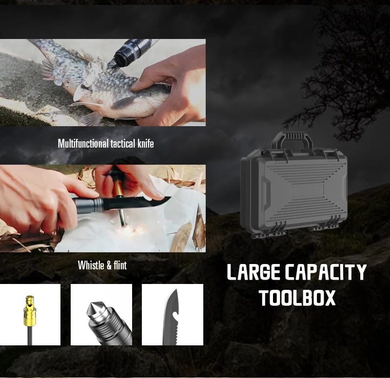 Tactical Folding Shovel and Axe Tool with 16-in-1 product detail 9