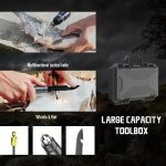 Tactical Folding Shovel and Axe Tool with 16-in-1 gallery 04
