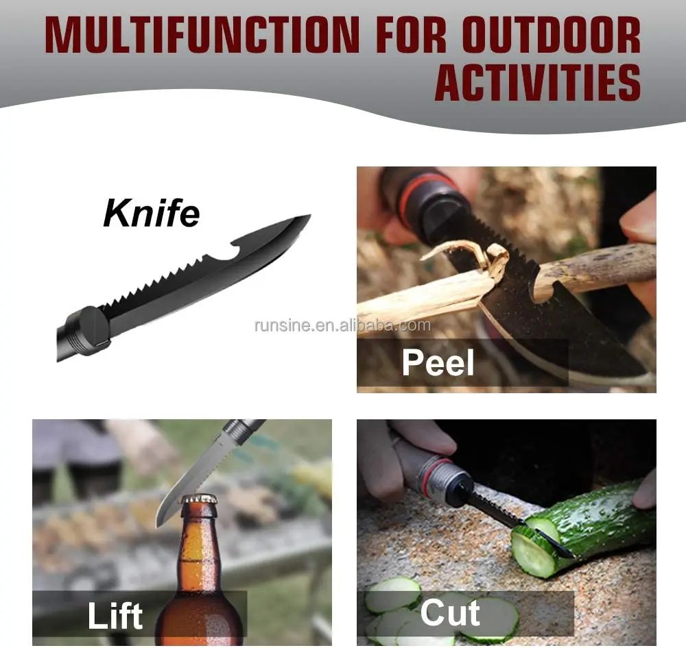 Tactical Folding Shovel Survival Folding Camping Shovel, product detail 6