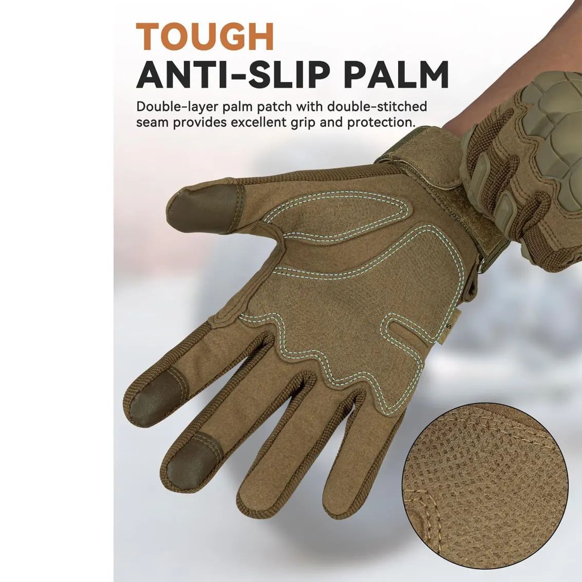 Tactical Gloves For Men Motorcycle Gloves Touchscreen For product detail 3