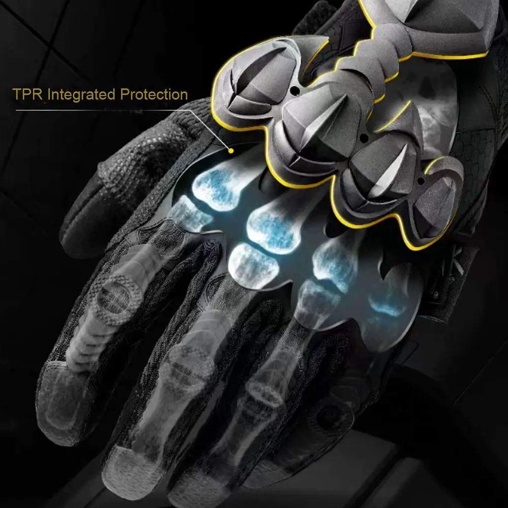 Tactical Gloves Skeleton Shape Microfiber Lightweight product detail 5
