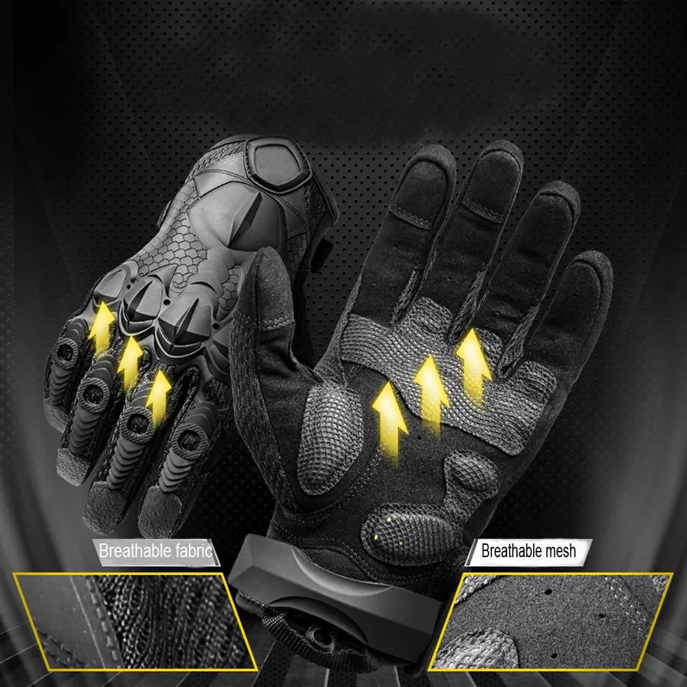 Tactical Gloves Skeleton Shape Microfiber Lightweight product detail 7