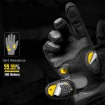 Tactical Gloves Skeleton Shape Microfiber Lightweight gallery 02